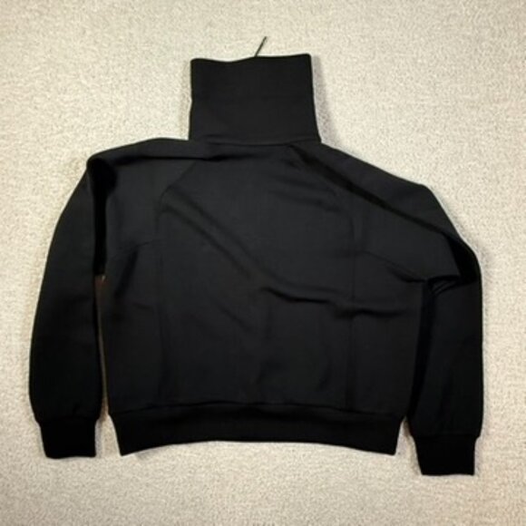 Spanx Womens AirEssentials Half Zip Very Black Size Large Lounge Comfy Soft NWT - Picture 3 of 11